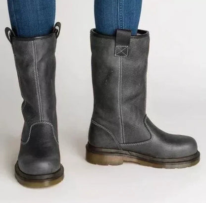 Women's Winter Boots | Faux Leather Warm Lined Style