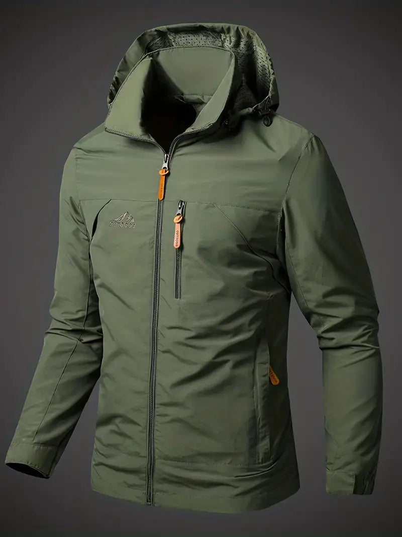 Men's Waterproof Rain Jacket | Breathable Outdoor Style