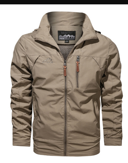 Men's Waterproof Rain Jacket | Breathable Outdoor Style