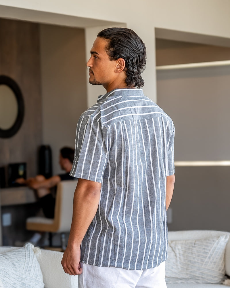Men's Striped Polo Shirt | Short Sleeve Classic Fit