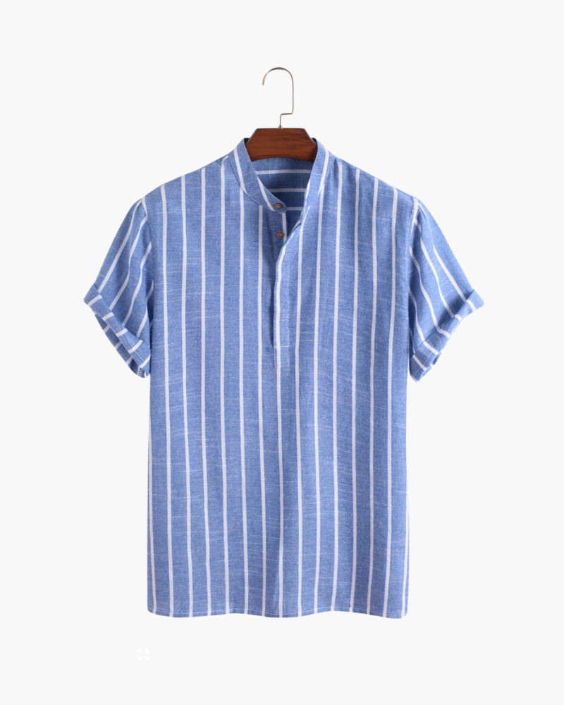 Men's Striped Polo Shirt | Short Sleeve Classic Fit