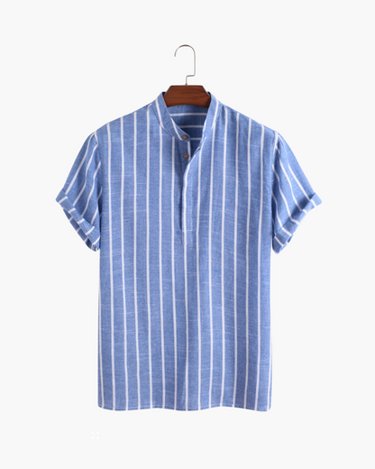 Men's Striped Polo Shirt | Short Sleeve Classic Fit