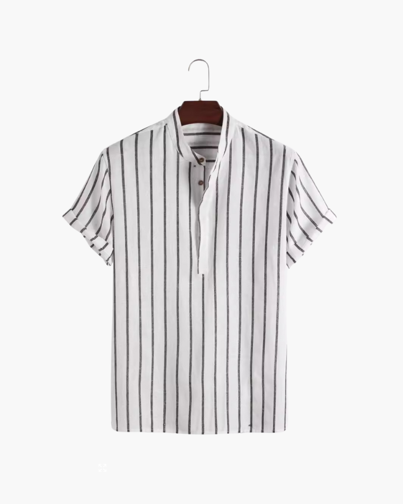Men's Striped Polo Shirt | Short Sleeve Classic Fit