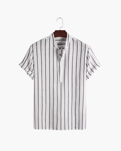 Men's Striped Polo Shirt | Short Sleeve Classic Fit