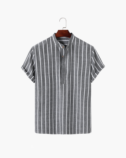 Men's Striped Polo Shirt | Short Sleeve Classic Fit