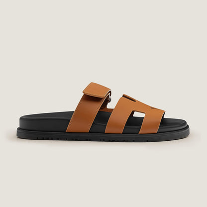 Men's Double Strap Sandals | Comfortable Rubber Sole Summer Shoes