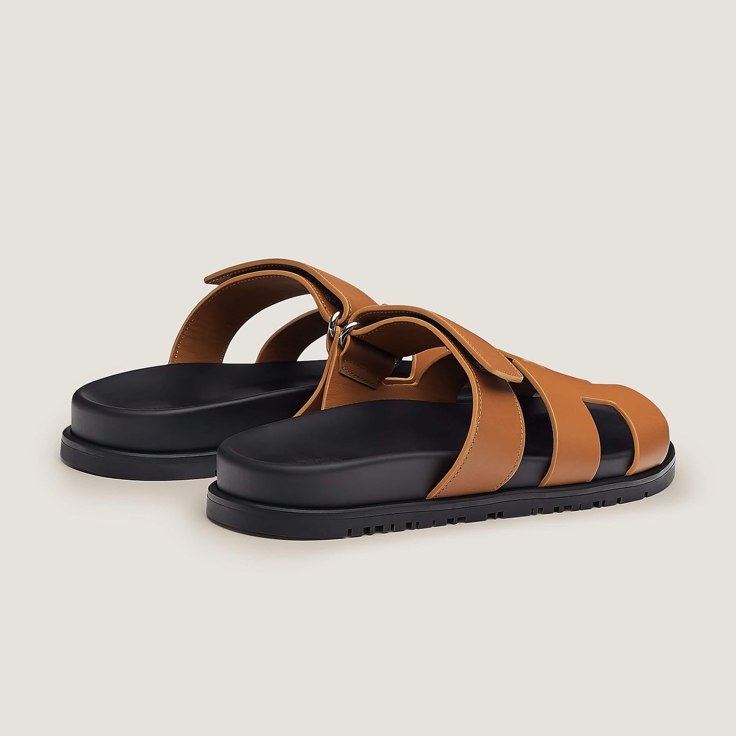 Men's Double Strap Sandals | Comfortable Rubber Sole Summer Shoes