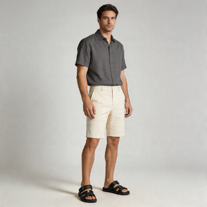 Men's Double Strap Sandals | Comfortable Rubber Sole Summer Shoes