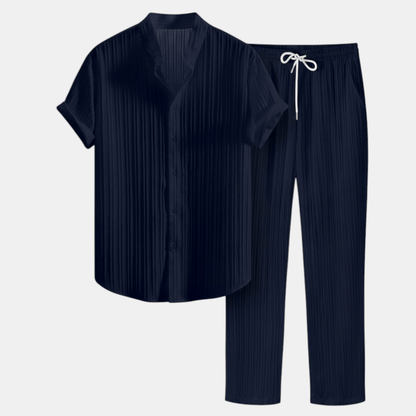 Men's Casual Shirt & Trousers Set | Complete Smart Casual Outfit