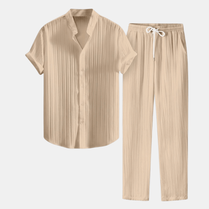 Men's Casual Shirt & Trousers Set | Complete Smart Casual Outfit