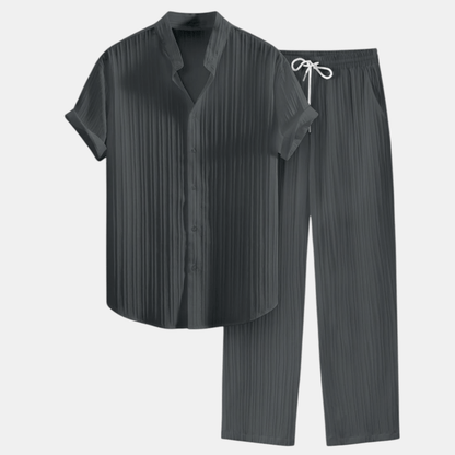 Men's Casual Shirt & Trousers Set | Complete Smart Casual Outfit