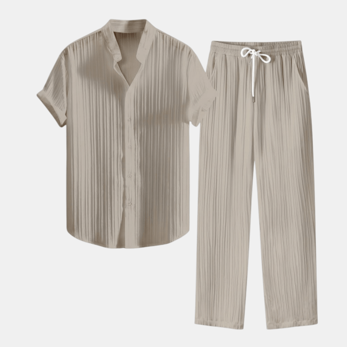 Men's Casual Shirt & Trousers Set | Complete Smart Casual Outfit