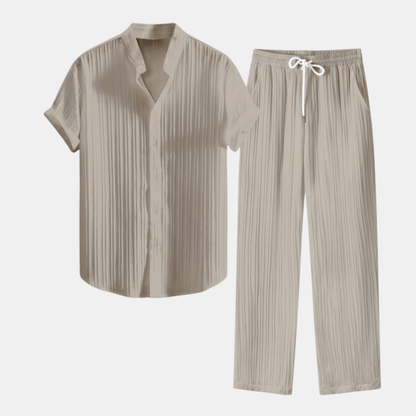 Men's Casual Shirt & Trousers Set | Complete Smart Casual Outfit