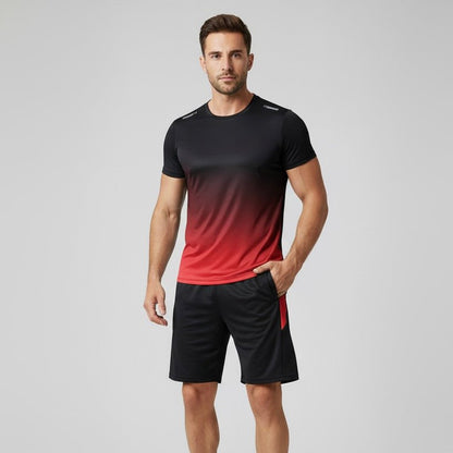 Men's Quick-Dry Sport Set | T-Shirt & Shorts Activewear