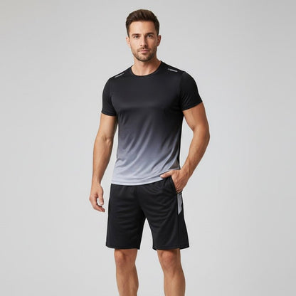 Men's Quick-Dry Sport Set | T-Shirt & Shorts Activewear