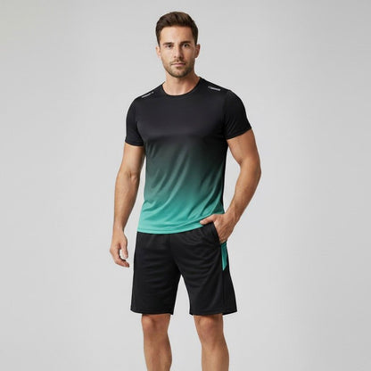 Men's Quick-Dry Sport Set | T-Shirt & Shorts Activewear