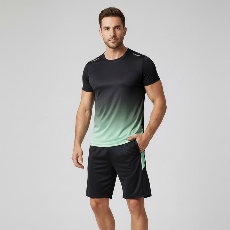 Men's Quick-Dry Sport Set | T-Shirt & Shorts Activewear
