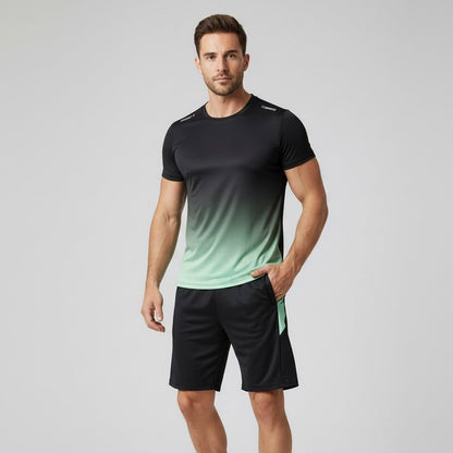 Men's Quick-Dry Sport Set | T-Shirt & Shorts Activewear