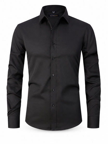 Men's Stretch Dress Shirt | Slim Fit Wedding & Formal Style