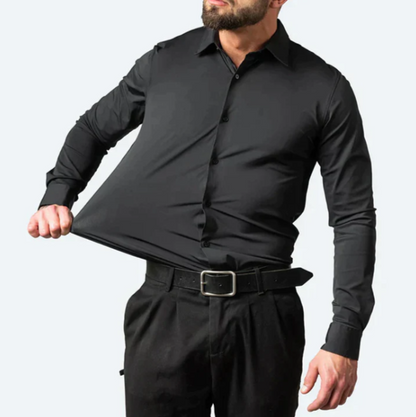 Men's Stretch Dress Shirt | Slim Fit Wedding & Formal Style