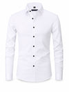 Men's Stretch Dress Shirt | Slim Fit Wedding & Formal Style