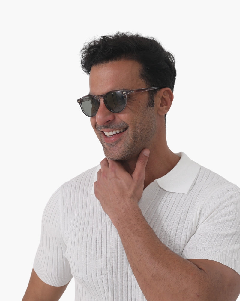 Men's Round Polarized Sunglasses | Old Money Classic Style