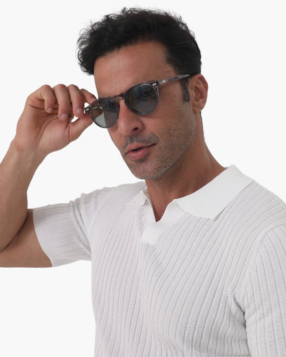 Men's Round Polarized Sunglasses | Old Money Classic Style
