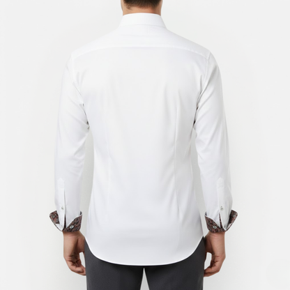 Men's Paisley Print Shirt | Long Sleeve Statement Style