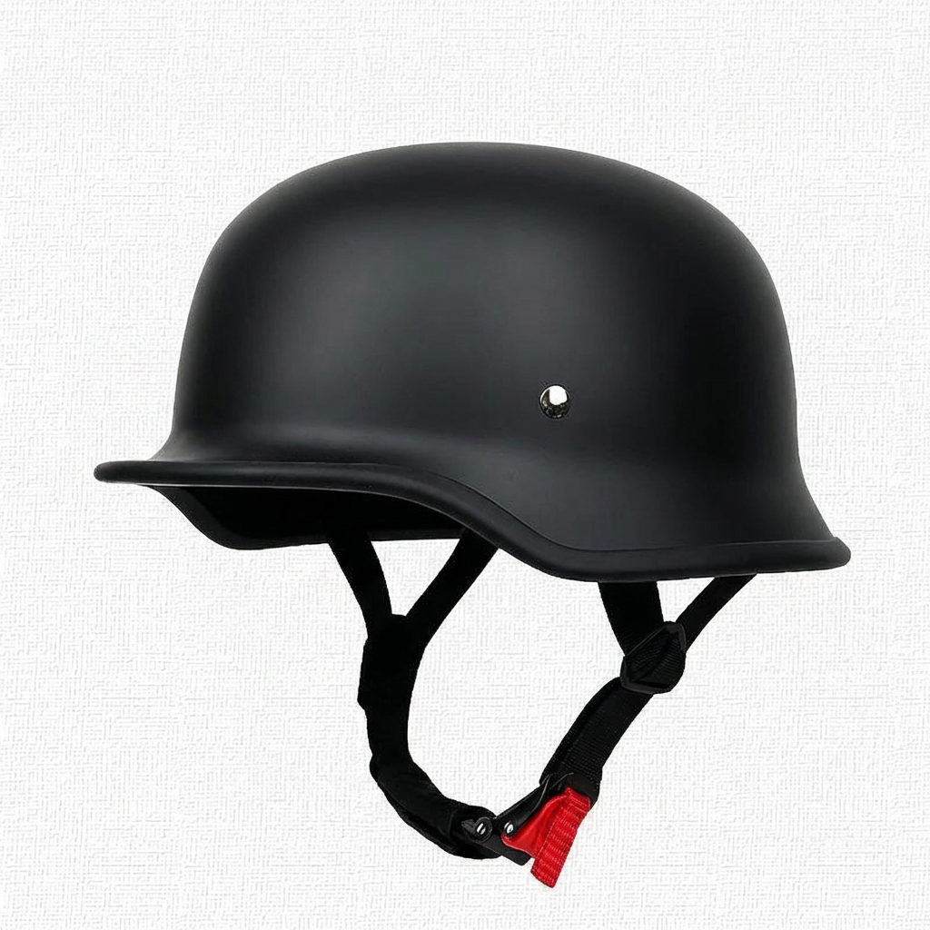 Outlaw Retro Motorcycle Half Helmet | 3 Finishes