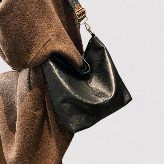 Women's Large Capacity Hobo Bag | Leather Style Everyday Tote