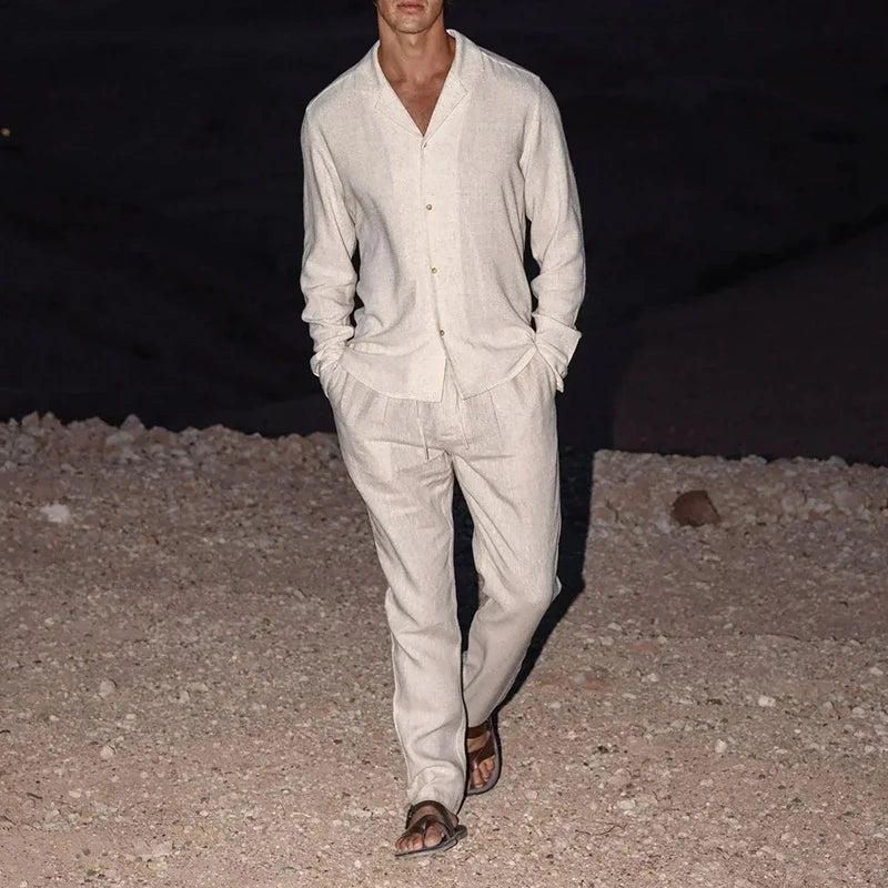 Men's Vintage Style 2-Piece Set | Relaxed Summer Loungewear