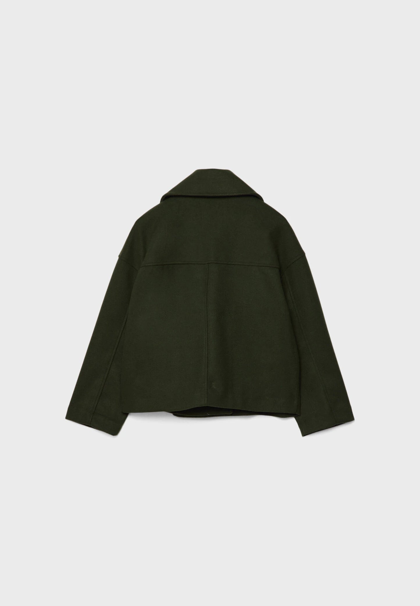 Women's Short Double-Breasted Coat | Stylish & Cozy