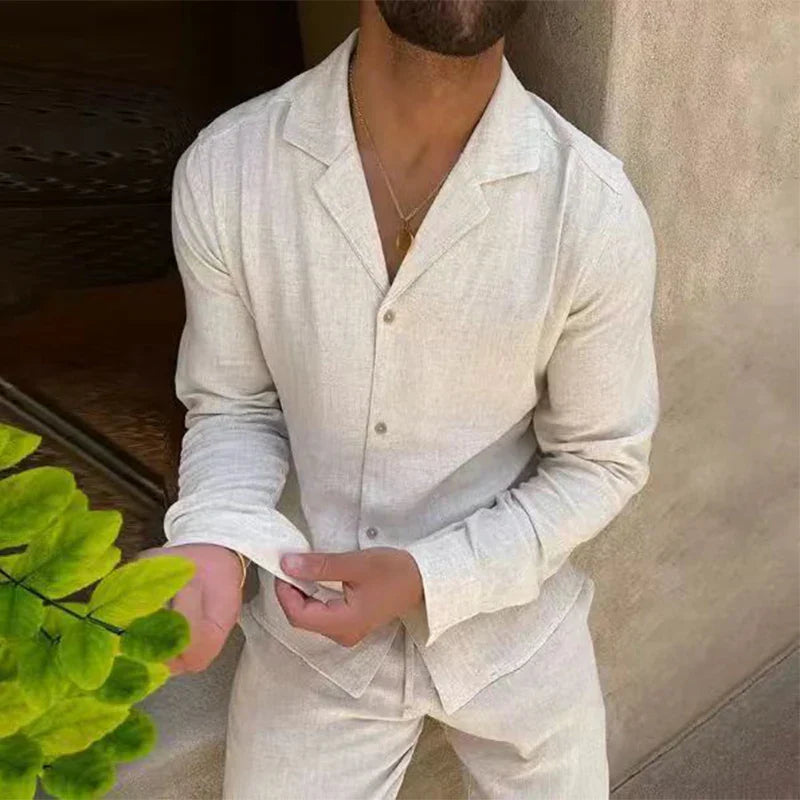 Men's Vintage Style 2-Piece Set | Relaxed Summer Loungewear