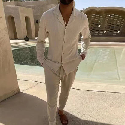 Men's Vintage Style 2-Piece Set | Relaxed Summer Loungewear