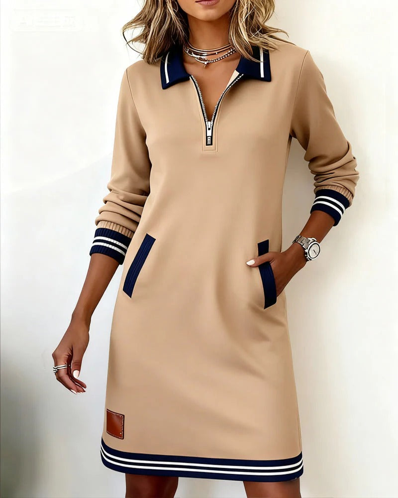 Women's Long Sleeve Midi Dress | Everyday Style