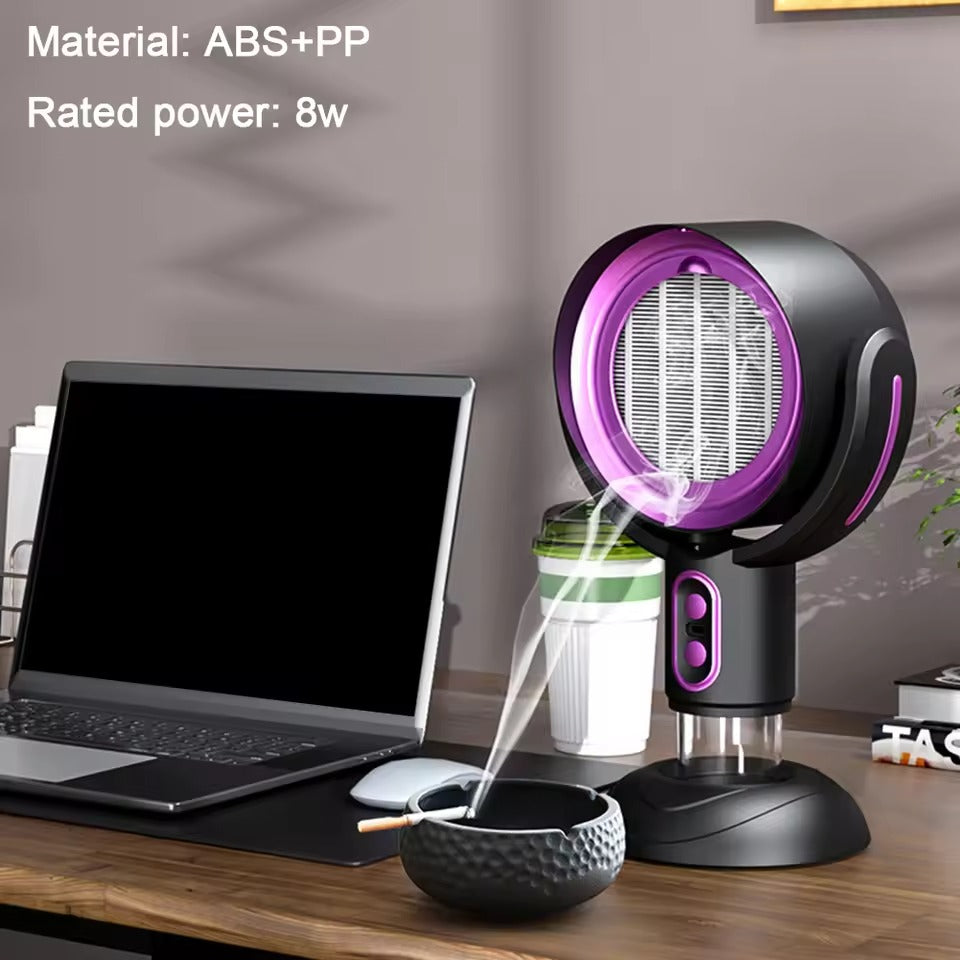 Compact Smoke & Odor Extractor | Quiet Rechargeable Design