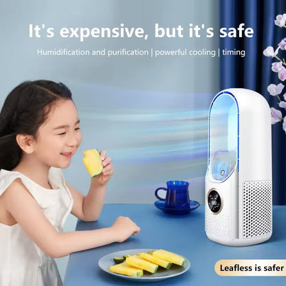 CoolMist 3-in-1 Bladeless Fan & Air Purifier | Quiet Compact Design