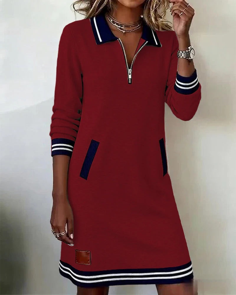 Women's Long Sleeve Midi Dress | Everyday Style