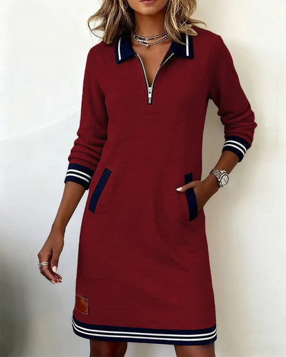 Women's Long Sleeve Midi Dress | Everyday Style