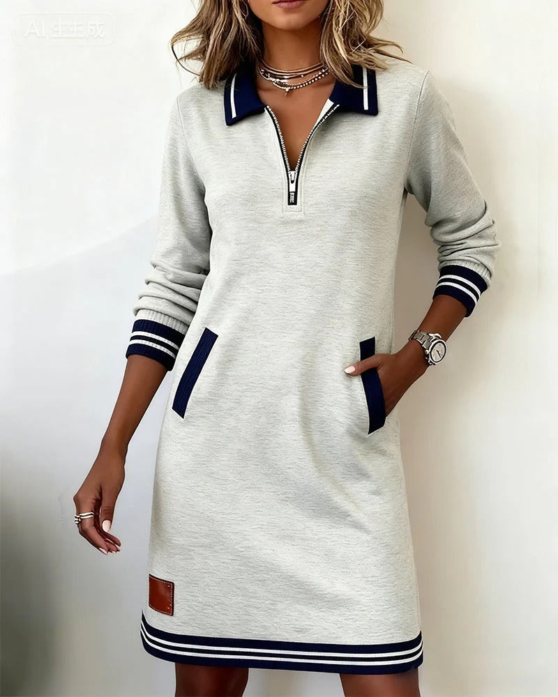 Women's Long Sleeve Midi Dress | Everyday Style