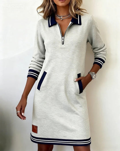 Women's Long Sleeve Midi Dress | Everyday Style