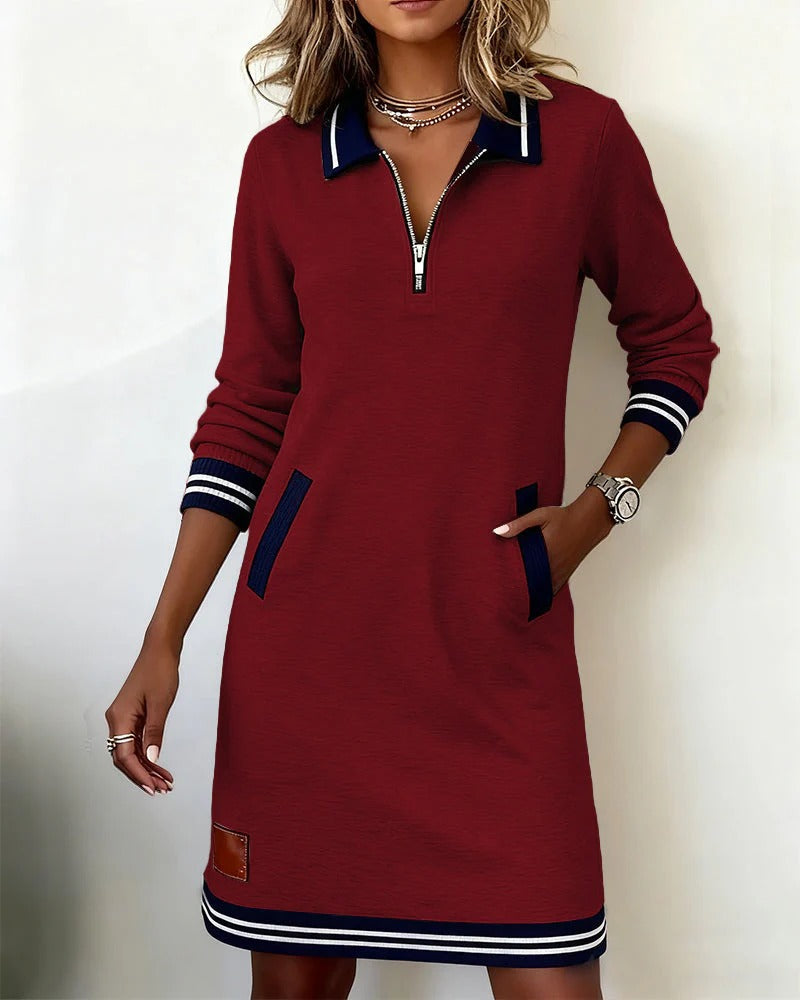 Women's Long Sleeve Midi Dress | Everyday Style