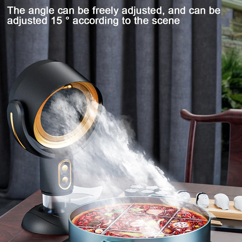 Compact Smoke & Odor Extractor | Quiet Rechargeable Design