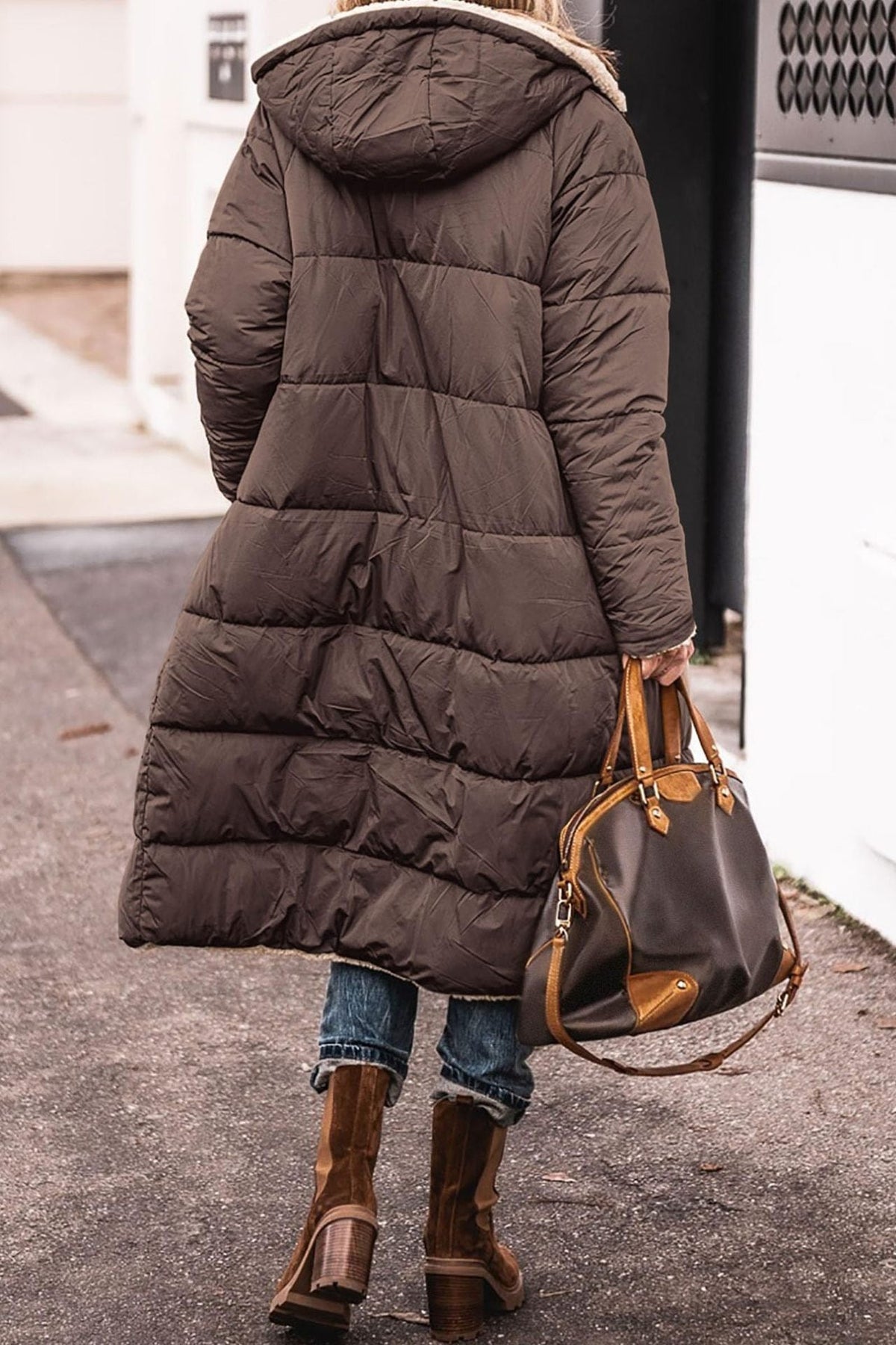 Women's Reversible Winter Coat | Two-in-One Design for Cold Days