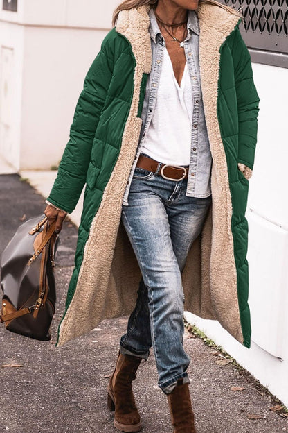 Women's Reversible Winter Coat | Two-in-One Design for Cold Days