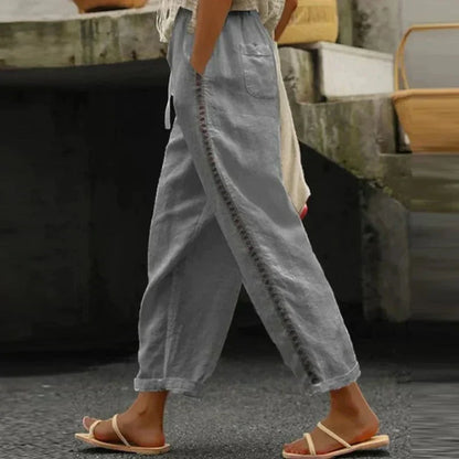 Lia | Lightweight Loose Summer Trousers