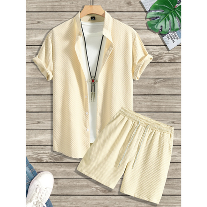Men's Italian Summer Set | Relaxed Casual Two-Piece Outfit