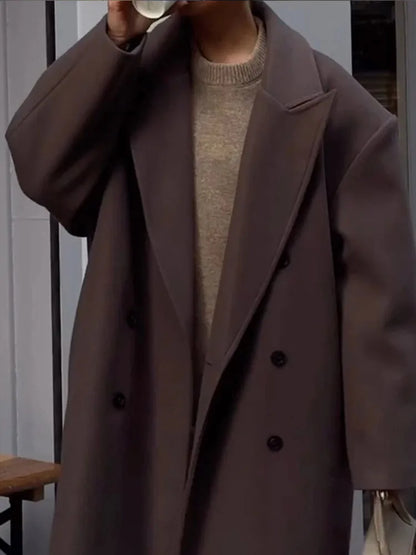 Women's Oversized Double-Breasted Coat | Effortless Everyday Layering