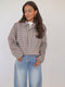 Womens Plaid Zip Jacket