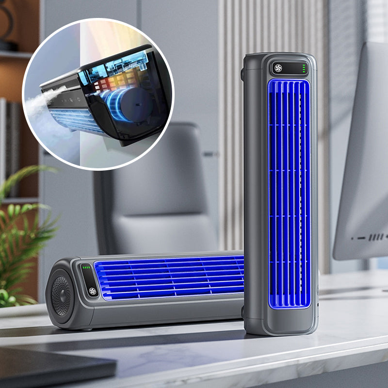 Portable Rechargeable Air Cooler | Cordless 3-in-1 Cooling Fan
